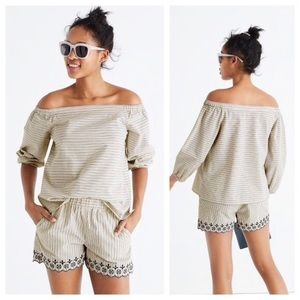 Madewell Off the Shoulder Blouse